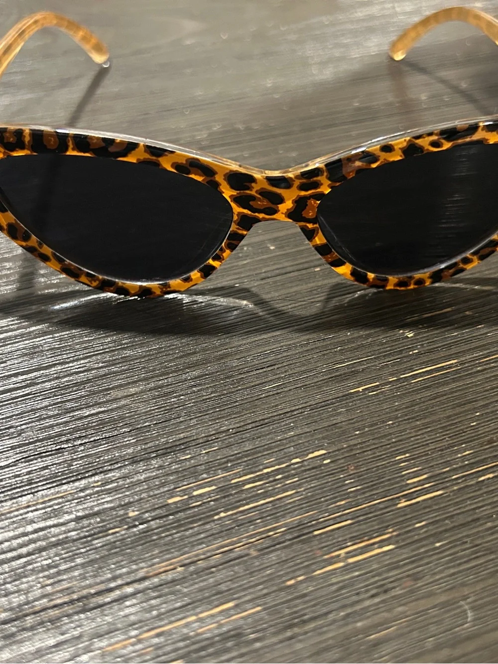 Leopard Print Cat Eye Sunglasses - Women Accessories